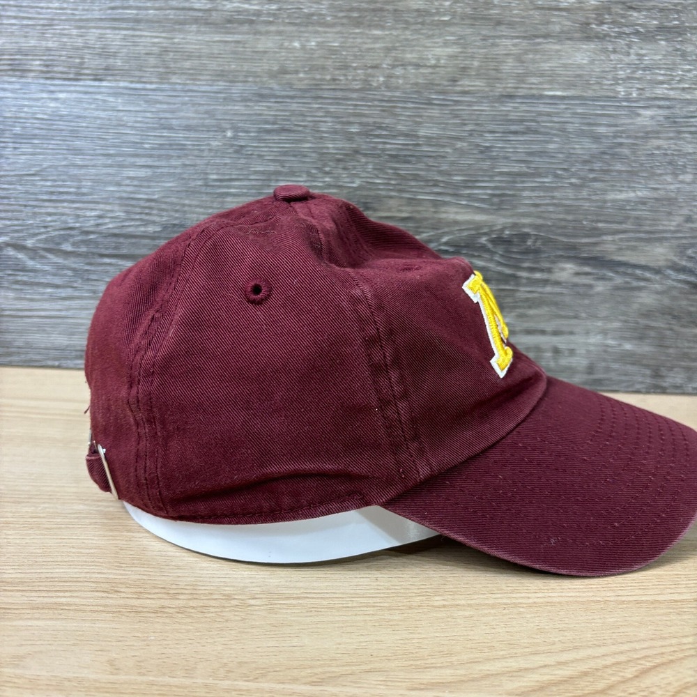 Minnesota Golden Gophers Hat Cap Strap Back Womens Maroon Gold‎ New Era Retro - Picture 8 of 11